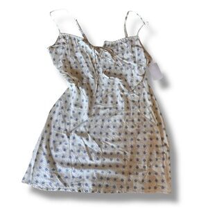 ROLLAS dress NEW NWT Aus sz XL women’s 10 linen blend summer floral print cute